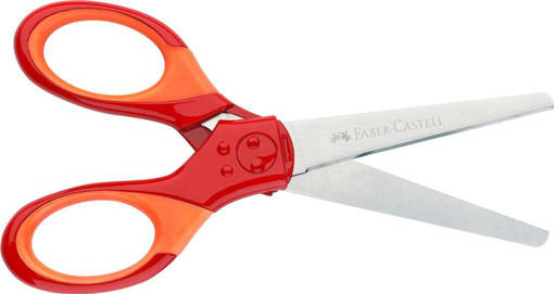 Faber Castell - Forbice Grip per la scuola rossa 181550