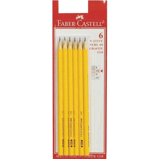 Faber Castell - Matite di grafite 6x bl. 100102374