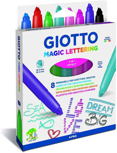 Fila - Giotto - Pennarello Magic Lettering 8 pz F426500