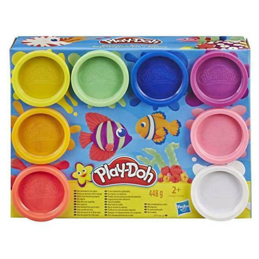 HASBRO - PLAYDOH - E5044EU4 PD 8 PACK RAINBOW E5062EU40