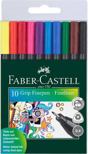 Faber Castell - Finepen Grip 0.4mm Bustina c/10 151610