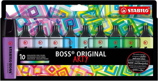 STABILO BOSS ARTY COLORI FREDDI da 10 pz