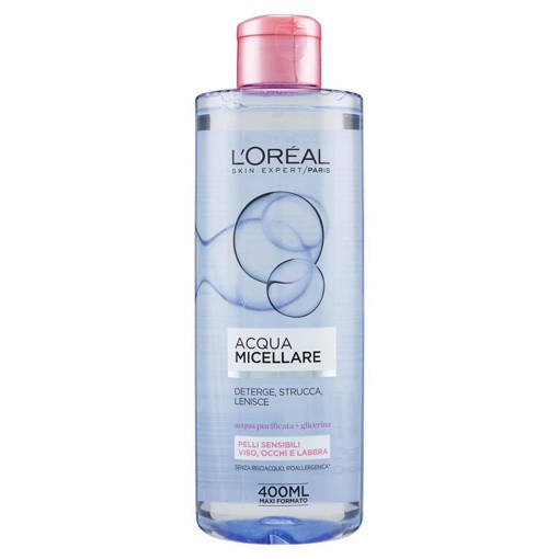 L'Oreal Acqua Micellare Soft, Pelli Sensibili, 400 ml
