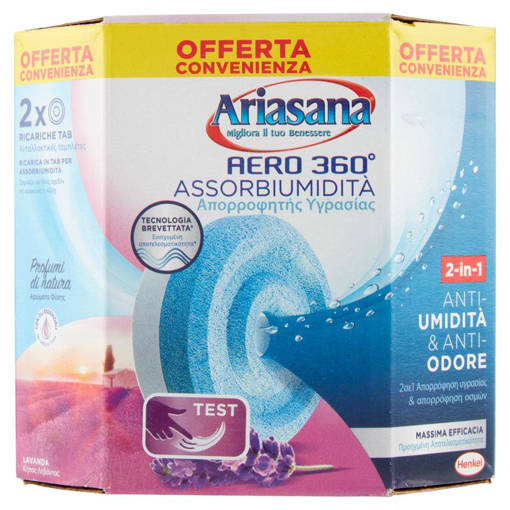 Ariasana Tab Aero 2x450 gr Lavanda