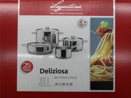 Lagostina Deliziosa Batteria 6 Pezzi