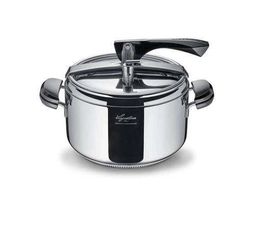 Lagostina LA CLASSICA LAGOFUSION® new Casseruola a pressione con cestello ed ecodose 3,5L Ø cm 22