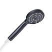 Tatay Doccia Mano Verona Nero 1 Pos. Sistema Risparmio Acqua, diametro 10 cm