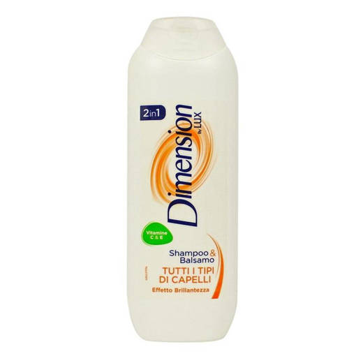 Dimension Shampoo & Balsamo 2in1 Per Tutti i Tipi Di Capelli Con Vitamina C & E - Effetto Brillantezza