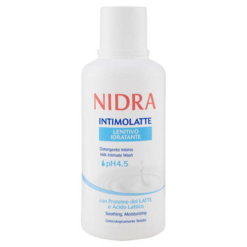 Nidra Intimo LATTE pH4,5 LENITIVO IDRATANTE 500 ml