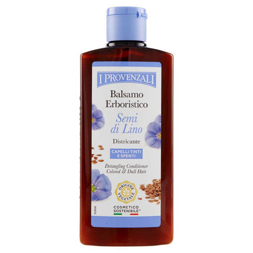 I Provenzali Balsamo 200 ml Semi Lino per Capelli Tinti e Sp