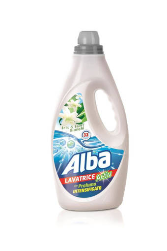 Alba Lavatrice Iris&Fiori Bianchi 33 Lavaggi 1850 ml   33-03