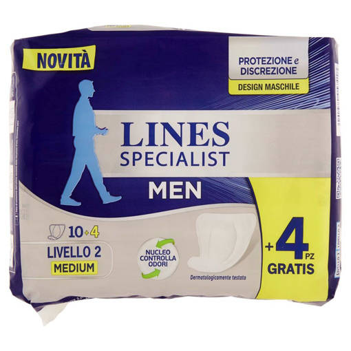 Lines Specialist Men Livello 2 10+4 pezzi, Dispositivo Medico a Marcatura CE Direttiva 9342CEE SS MM