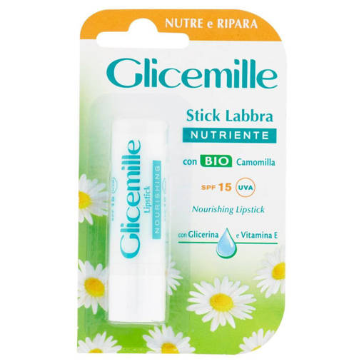 Glicemille Stick Labbra Nutriente Con Camomilla Glicerina e Vitamina E 5,5 ml
