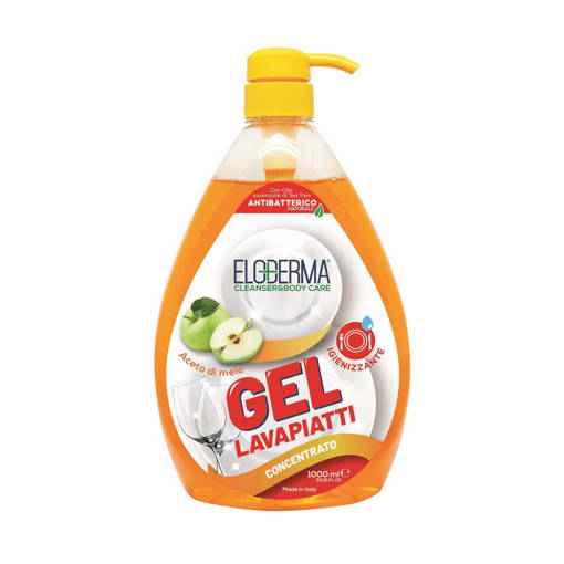 Eloderma Gel Lavapiatti Concentrato Aceto di Mele 1 Lt