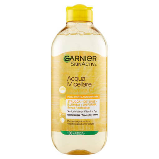Garnier SkinActive Struccante Acqua Micellare Detergente Uniformante Con Vitamina C 400 ml
