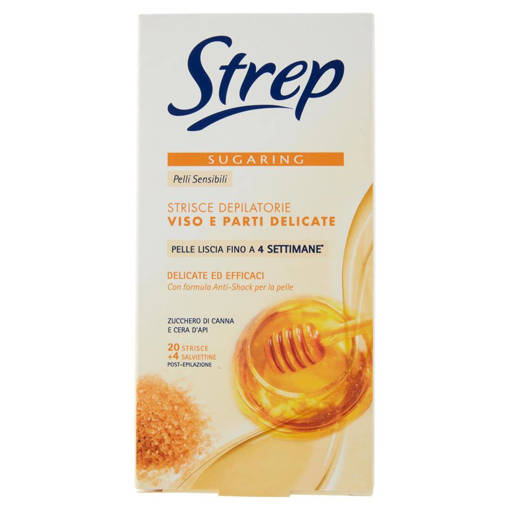 STREP STRISCE DEPILATORIE VISO SUGARING 20PZ