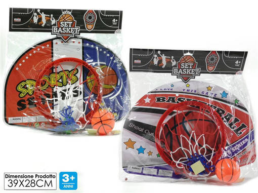 GT - Set Basket- Tabell./Canestro/Pall 2Ass 121283