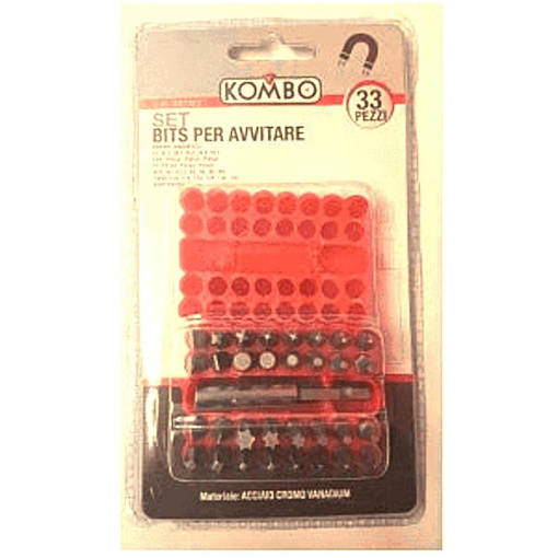 Kombo Set 34 Pz Bits  Bits- 32 Bit 25Mm+1 Adattatore 60Mm + Astuccio Per Rimessagio. Ph0,Ph1X2,Ph2X3,Ph3X2,Pz1X2,Pz2X3,Pz3X2,Hex H2,H2.5,H3,H4,H5,H6, Torx T10,T15,T20,T25,T30,T40