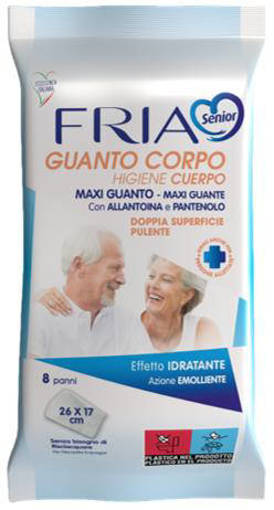 Fria Senior Guanto 8 pezzi, Dispositivo Medico a Marcatura CE Direttiva 9342CEE SS MM