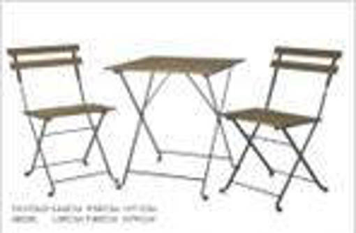 SET TAVOLO+2 SEDIE ACACIA