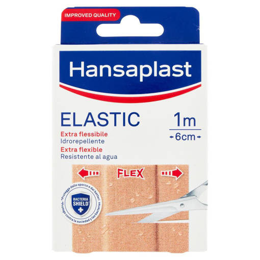 Hansaplast Cerotto Elastico a Strisce 10 pz 10 X 6 cm
