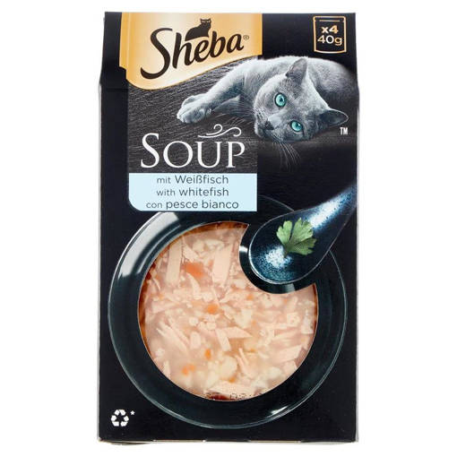 Sheba Soup Pesce Bianco 4x40g 4 x 40gr