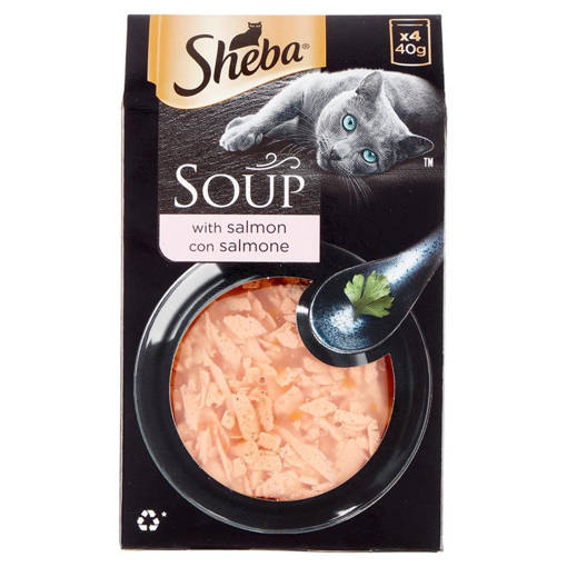 Sheba Soup Salmone 4x40g 4 x 40gr