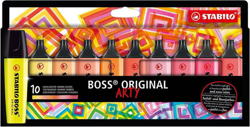 STABILO BOSS ARTY COLORI CALDI da 10 pz