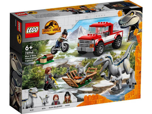Lego Jurassic World 76946 La cattura dei Velociraptor Blue e Beta