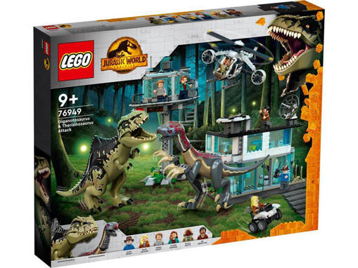 Lego Jurassic World 76949 L’attacco del Giganotosauro e del Terizinosauro