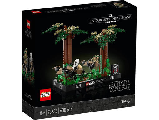 Lego Star Wars TM 75353 Diorama Inseguimento con lo speeder su Endor™