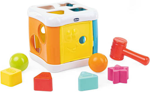 Chicco - Gioco 2 In 1 Cubo Incastra & Martella 2022 00009686100000