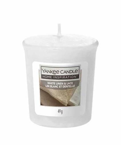 Yankee Candles - Candela Votiva White Linen & Lace 1570555E