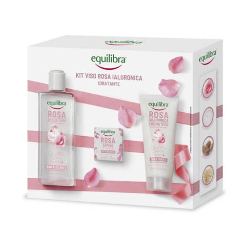 Equilibra Kit Viso Rosa Ialuronica Idratante
