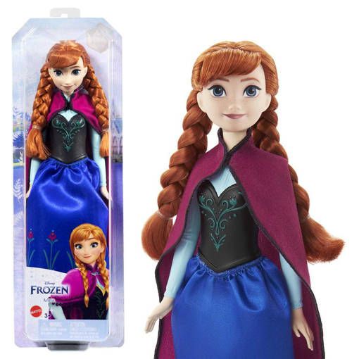 Mattel - Disney - Disney Frozen™ Bambola Core Ass.To HLW46 - Disney Frozen Anna Doll HLW49