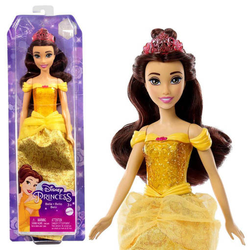 Mattel - Disney - Disney Princess™  Bambola Principessa Core Ass.To HLW02 - Disney Princess Belle Doll HLW11