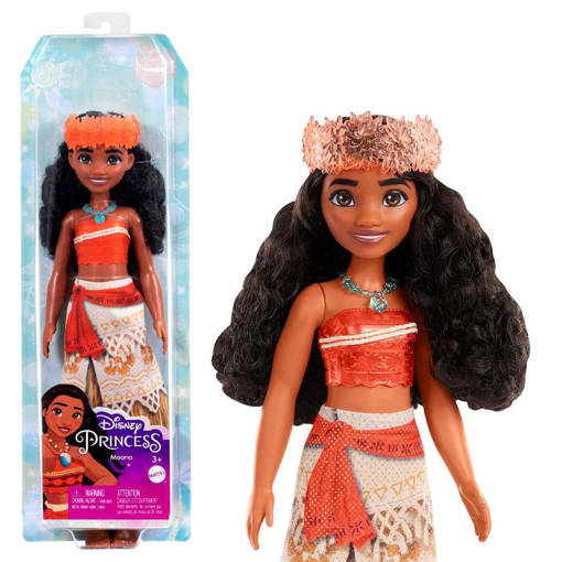 Mattel - Disney - Disney Princess™  Bambola Principessa Core Ass.To HLW02 - Disney Princess Vaiana Doll HPG68