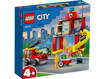 Lego City Fire 60375 Caserma dei pompieri e autopompa