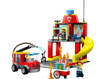 Lego City Fire 60375 Caserma dei pompieri e autopompa