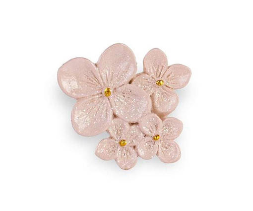 Cupido 12 Pezzi Magnete Cipria Fiori Glitter 50