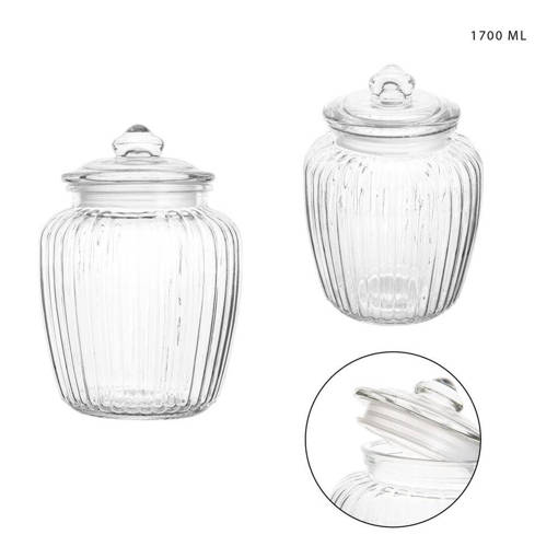 Dc Casa Baratt.Ermetico Vetro 1700Ml D14.5X20Cm