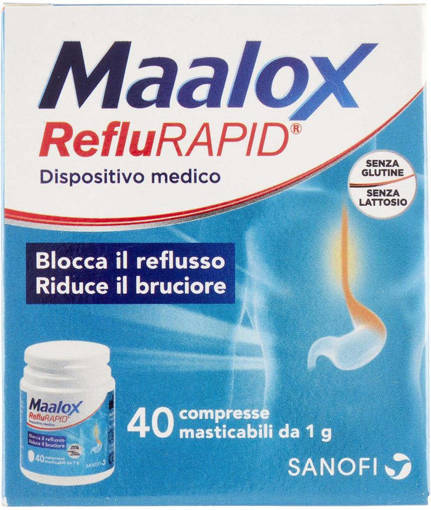 Maalox Reflurapid Tabs 40Cpr 40Gr