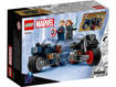Lego Super Heroes Marvel 76260 Motociclette di Black Widow e Captain America