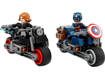 Lego Super Heroes Marvel 76260 Motociclette di Black Widow e Captain America