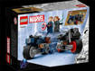 Lego Super Heroes Marvel 76260 Motociclette di Black Widow e Captain America