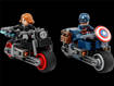 Lego Super Heroes Marvel 76260 Motociclette di Black Widow e Captain America