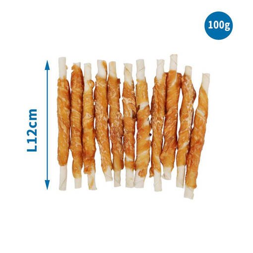 Nobleza Bastoncini di pelle bovina avvolti da pollo L12cm100g