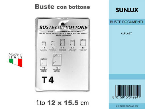 Art,994 T4 Alplast Porta Documenti Conf,50Pz 12X15,5Cm