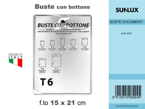 Art,994 T6 Alplast Porta Documenti Conf,50Pz 15X21Cm
