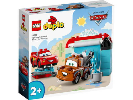 Lego Duplo Disney TM 10996 Divertimento all’autolavaggio con Saetta McQueen e Cricchetto